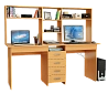 Компьютерный стол Тандем-2Я+Н