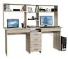Компьютерный стол Тандем-2Я+Н