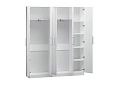 Шкаф распашной Дольче-5 МДФ Белый