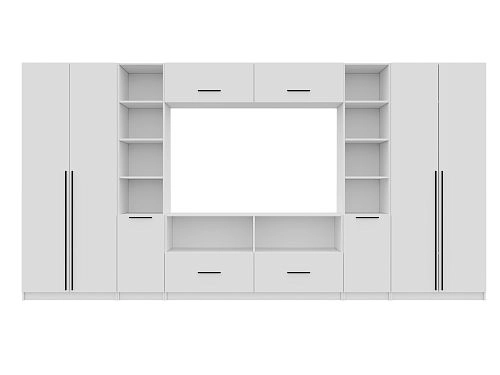 Стенка Лорена Пакс ТВ-стенка 5 Белый - фото 3