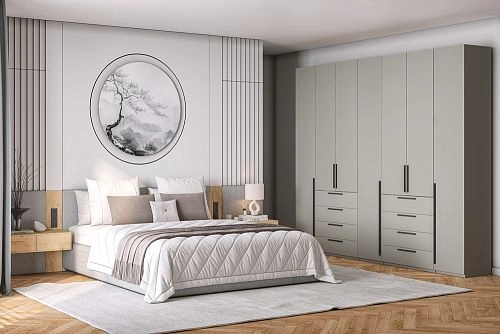 Шкаф распашной Хейсон-2 Кашемир Черный - фото 1