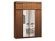 Шкаф-купе Миллениум-4 с антресолью Орех Экко
