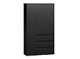 Шкаф распашной Стефани Мальм-3 Черный