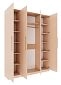 Шкаф распашной Калифорния-4 Сатин