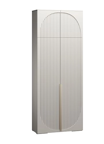 Шкаф распашной Брей-1 с антресолью Кашемир - фото 2