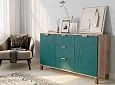 Комод Марвин Йорк 4 фрезеровка 11 Аквамарин