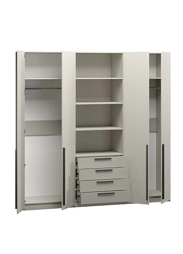 Шкаф распашной Хейсон-9 Кашемир Черный - фото 4