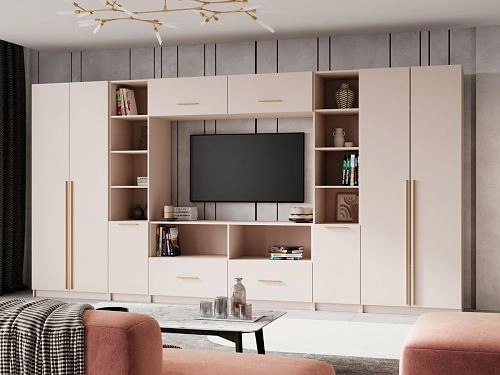 Стенка Лорена Пакс ТВ-стенка 5 Кашемир - фото 1