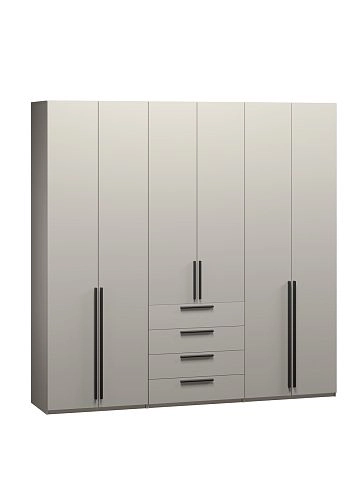 Шкаф распашной Хейсон-8 Кашемир Черный - фото 3