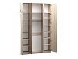 Шкаф распашной Лайт-4 с антресолью Дуб Сонома