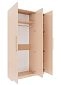 Шкаф распашной Калифорния-3 Сатин