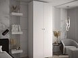 Шкаф распашной Люксор-2 Белый