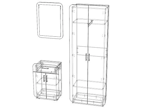 Прихожая Модерн-12 МДФ - фото 3