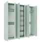 Шкаф распашной Калифорния-6 с антресолью Пастельный Зеленый