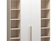 Шкаф распашной Хейсон-24 Белый Дуб Сонома