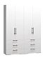 Шкаф распашной Мори-Хелена-9 Белый