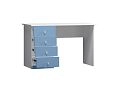 Письменный стол Банни-2 Пастельно-Синий