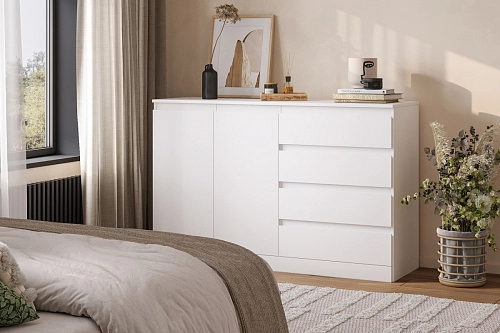 Комод Стефани Мальм-18 Белый - фото 1