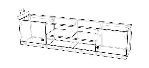 Антресоль Стрекоза Mini-4 Белый - фото 2