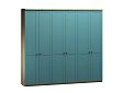 Шкаф распашной София РАХ-7 МДФ Аквамарин