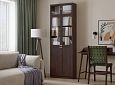 Шкаф для книг Билли с антресолью-21 Венге Цаво