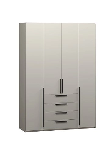 Шкаф распашной Хейсон-5 Кашемир Черный - фото 3