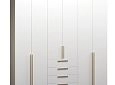 Шкаф распашной Хейсон-8 Белый Дуб Сонома