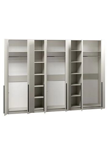 Шкаф распашной Хейсон-18 Кашемир Черный - фото 4