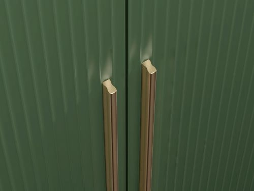 Шкаф распашной Лоренсе-2 с антресолью Шарли Green - фото 2