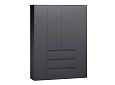 Шкаф распашной Стефани Мальм-4 Графит