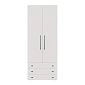 Шкаф распашной Калифорния-Стиль-4 Белый