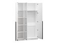 Шкаф распашной Марсель-3 с зеркалом Белый