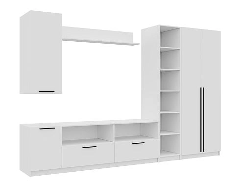 Стенка Лорена Пакс ТВ-стенка 6 Белый - фото 4